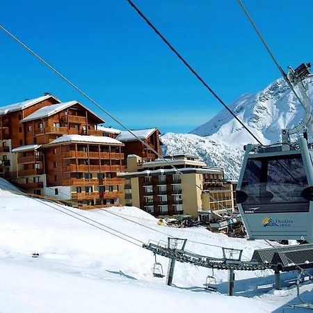 Appartement 6 places aux pieds des pistes avec piscine, wifi et parking privé PMR Orcières Extérieur photo