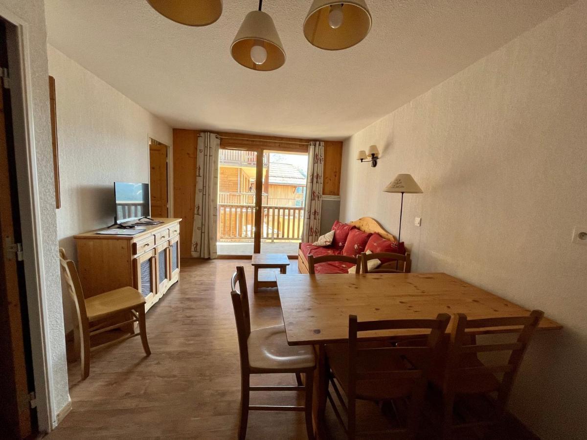 Appartement 6 places aux pieds des pistes avec piscine, wifi et parking privé PMR Orcières Extérieur photo